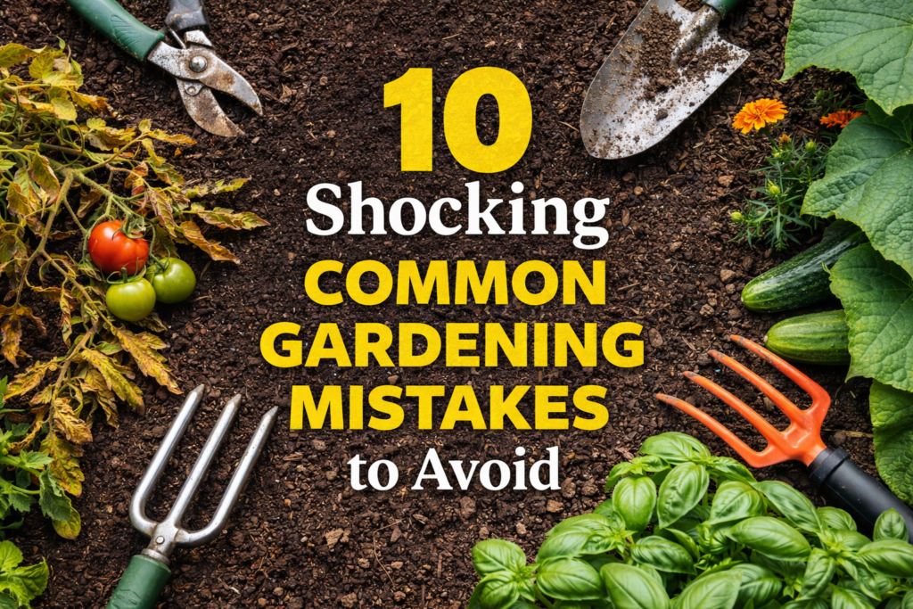 10 Shocking Common Gardening Mistakes to Avoid