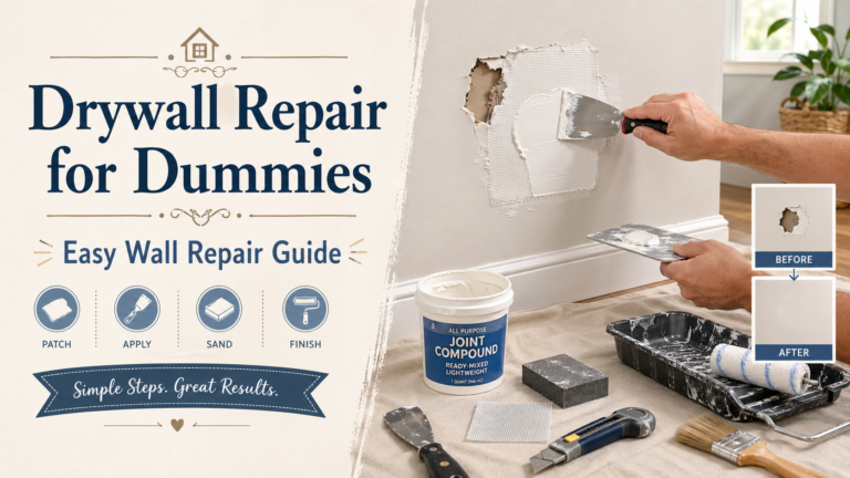 Drywall Repair for Dummies: Easy Wall Repair Guide