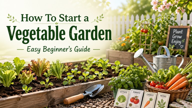 How To Start a Vegetable Garden: Easy Beginner's Guide