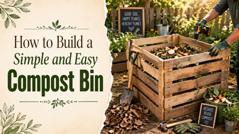 How to Build a Simple and Easy Compost Bin