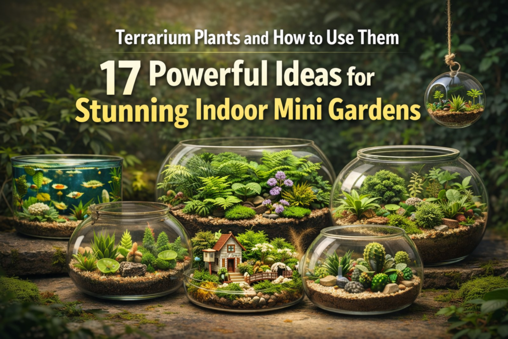 Terrarium Plants and How to Use Them